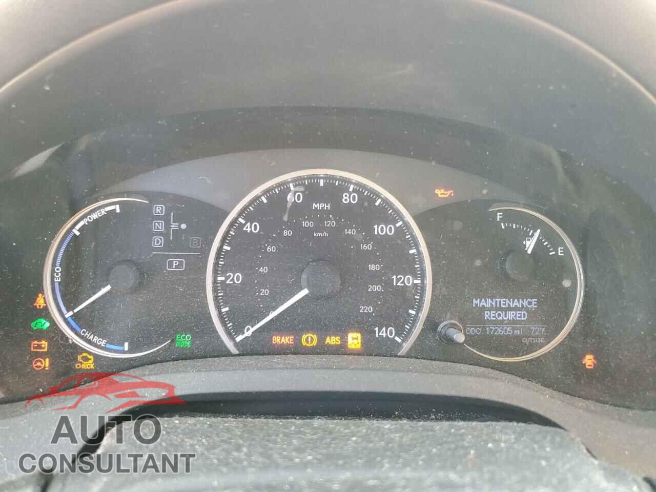 LEXUS CT 200 2014 - JTHKD5BHXE2177193
