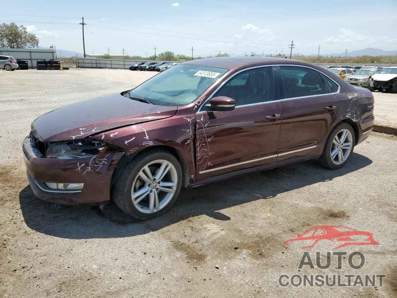 VOLKSWAGEN PASSAT 2013 - 1VWCN7A37DC024765