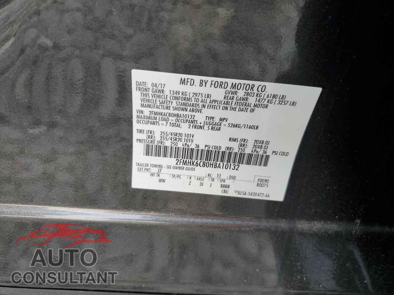 FORD FLEX 2017 - 2FMHK6C80HBA10132