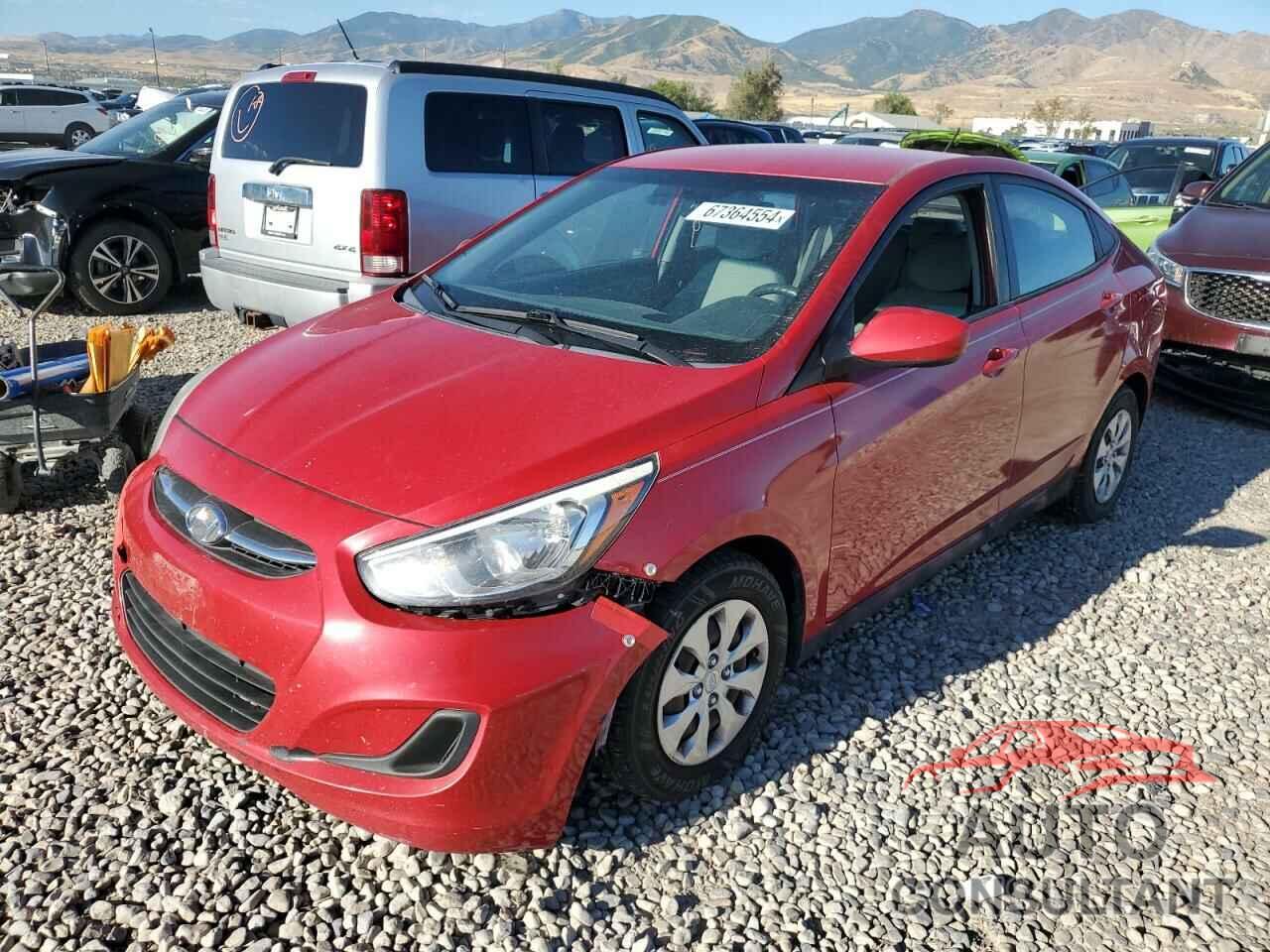 HYUNDAI ACCENT 2016 - KMHCT4AEXGU980342