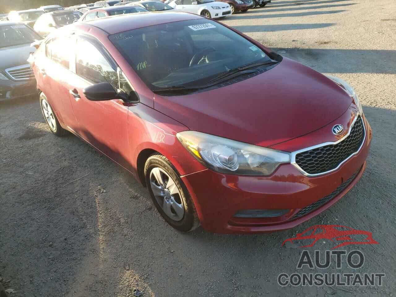 KIA FORTE 2016 - KNAFK4A60G5508400