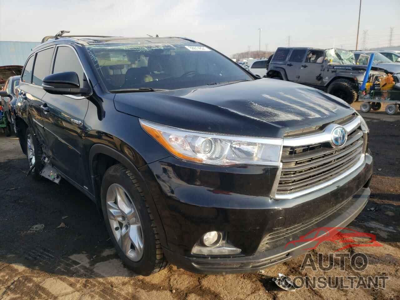 TOYOTA HIGHLANDER 2016 - 5TDDCRFH4GS019118