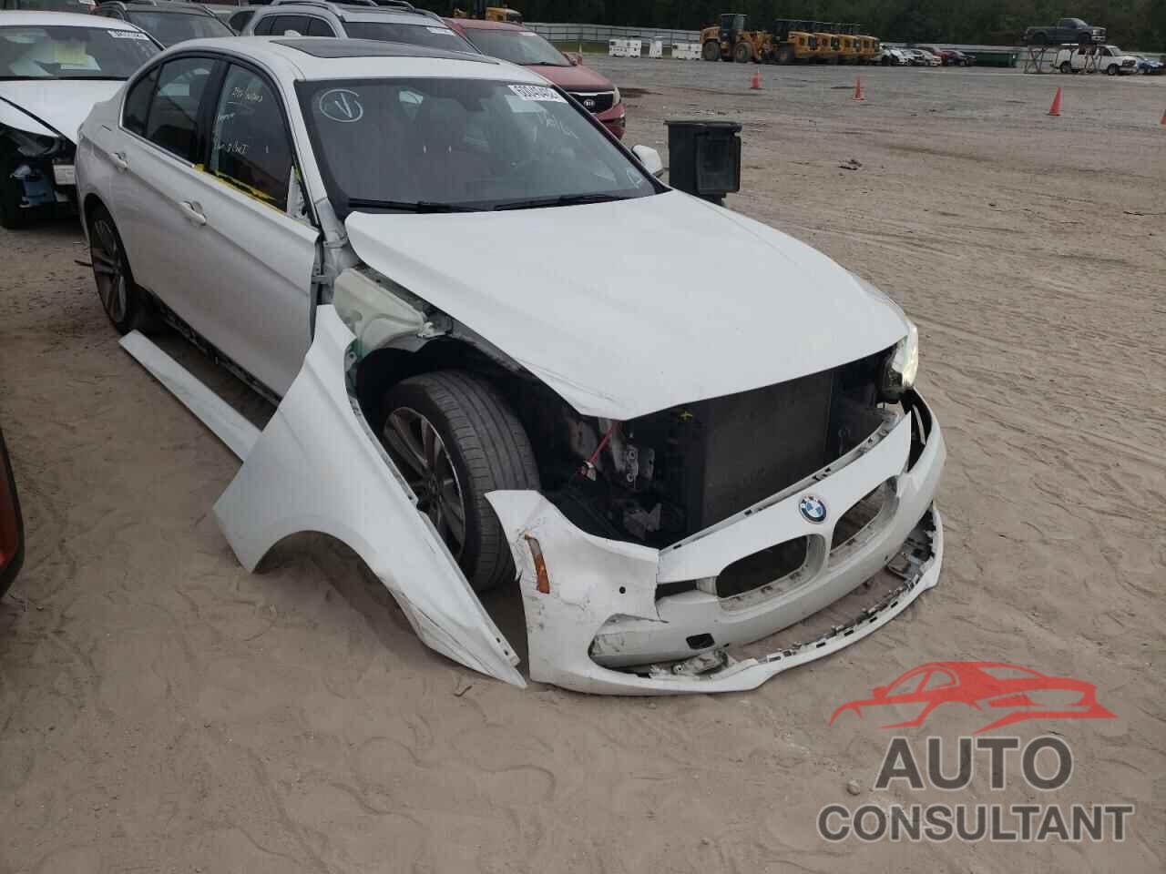 BMW 3 SERIES 2017 - WBA8B9G36HNU51978