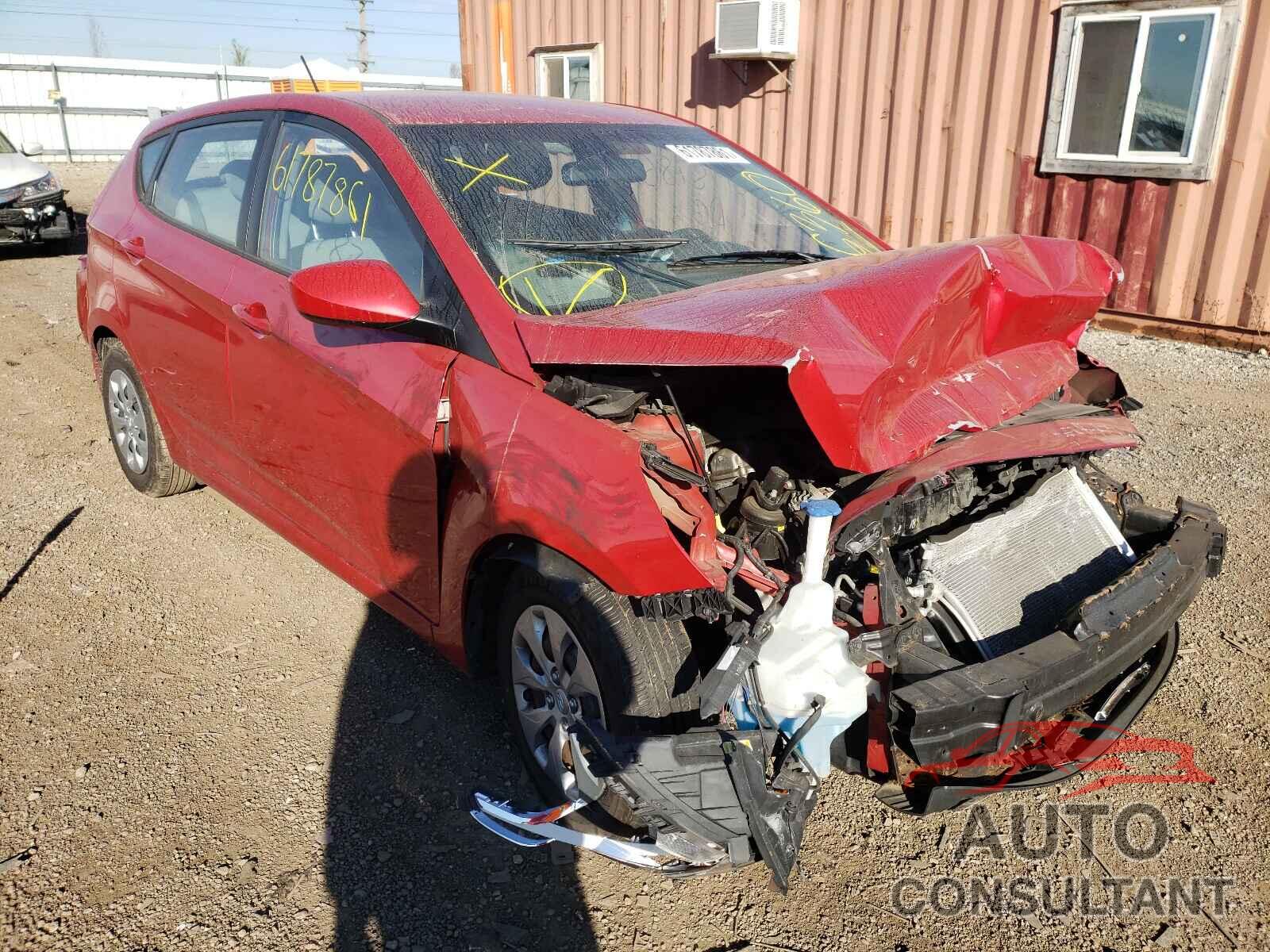 HYUNDAI ACCENT 2017 - KMHCT5AEXHU323189