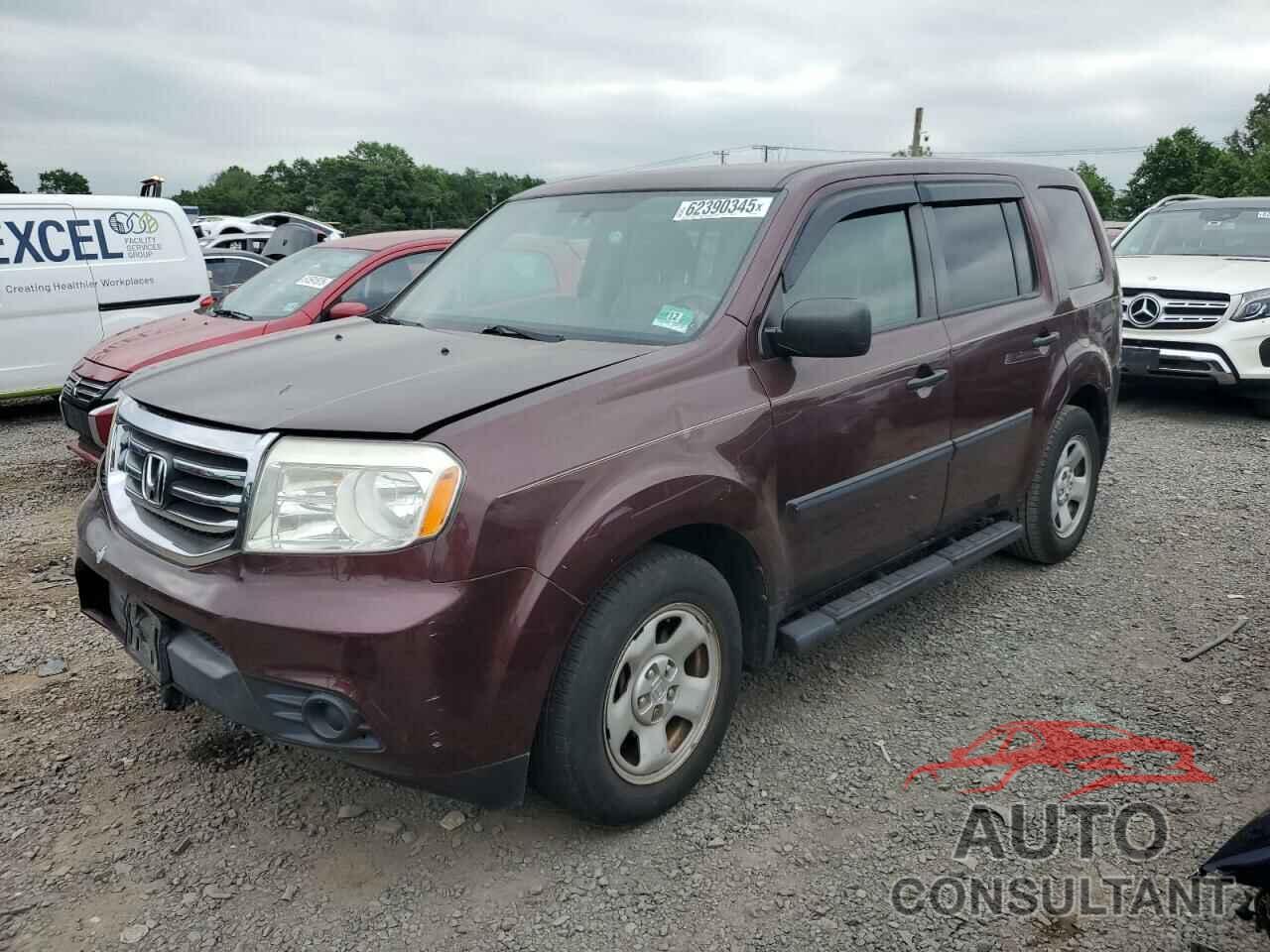 HONDA PILOT 2013 - 5FNYF4H27DB053672