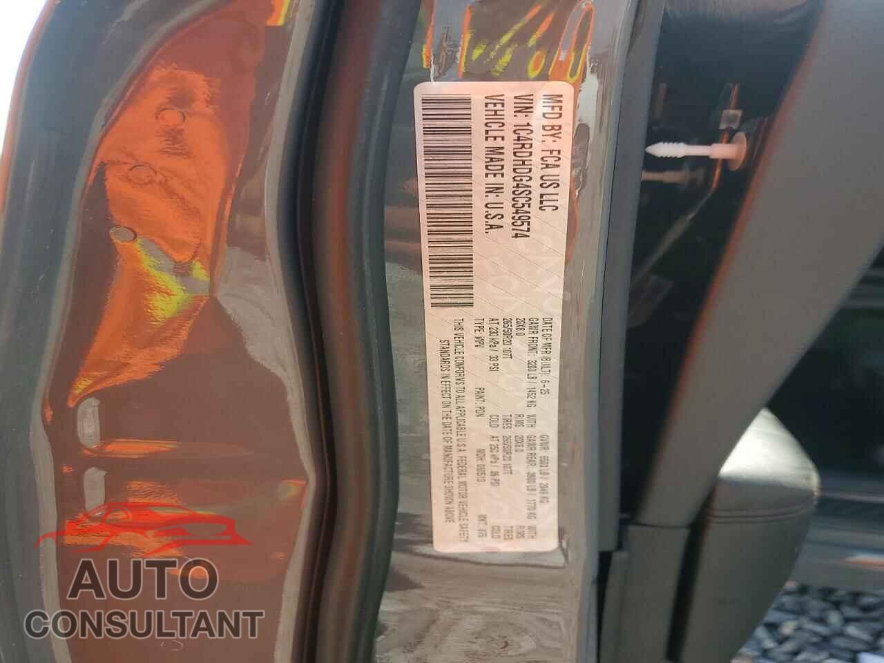 DODGE DURANGO 2025 - 1C4RDHDG4SC549574