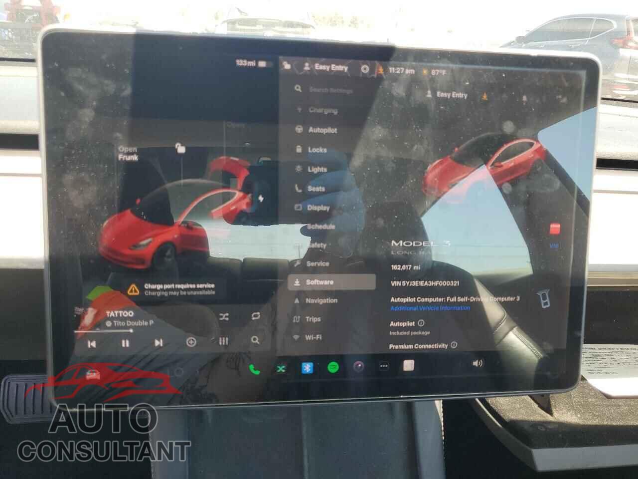 TESLA MODEL 3 2017 - 5YJ3E1EA3HF000321