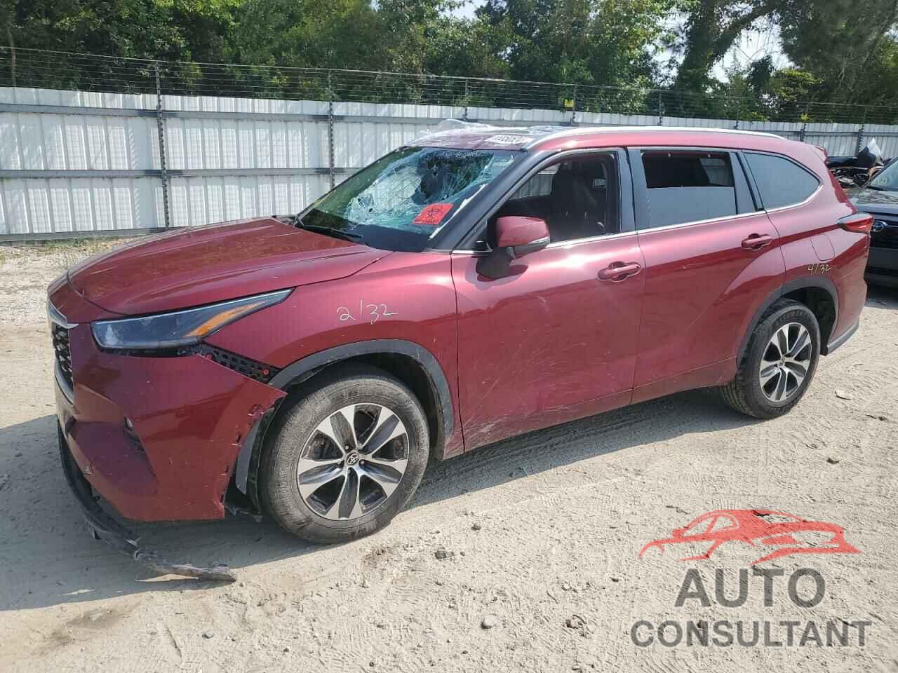 TOYOTA HIGHLANDER 2021 - 5TDGZRAH9MS519807