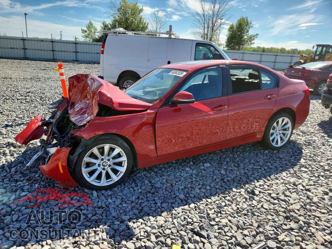 BMW 3 SERIES 2016 - WBA8E5G5XGNU20572