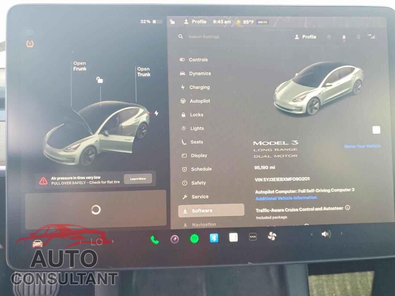 TESLA MODEL 3 2021 - 5YJ3E1EBXMF090201
