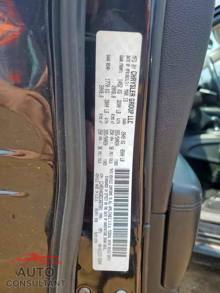 DODGE DURANGO 2013 - 1C4RDHAG8DC667201