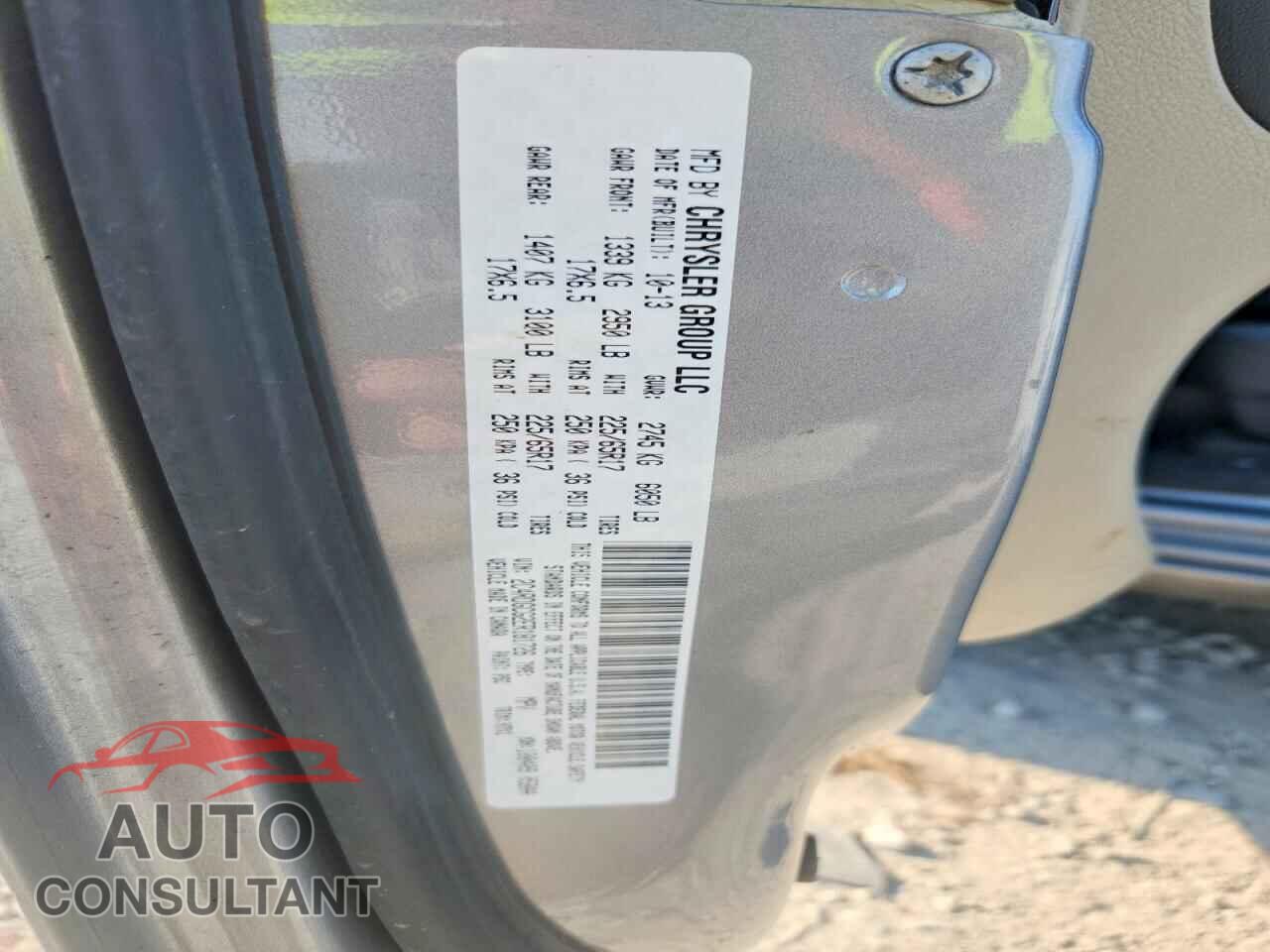 DODGE CARAVAN 2014 - 2C4RDGCG2ER181726