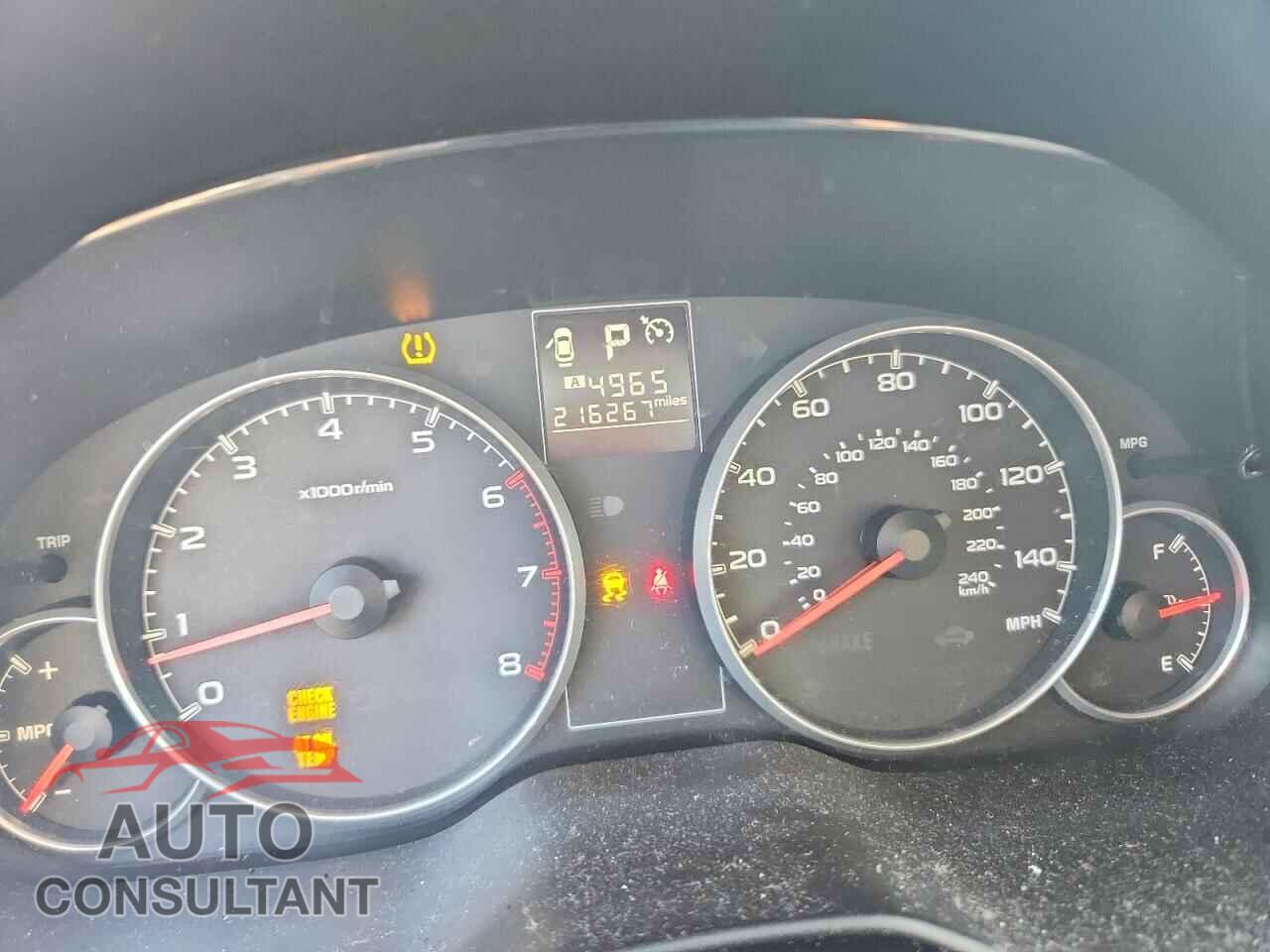SUBARU OUTBACK 2013 - 4S4BRBCC3D3285101