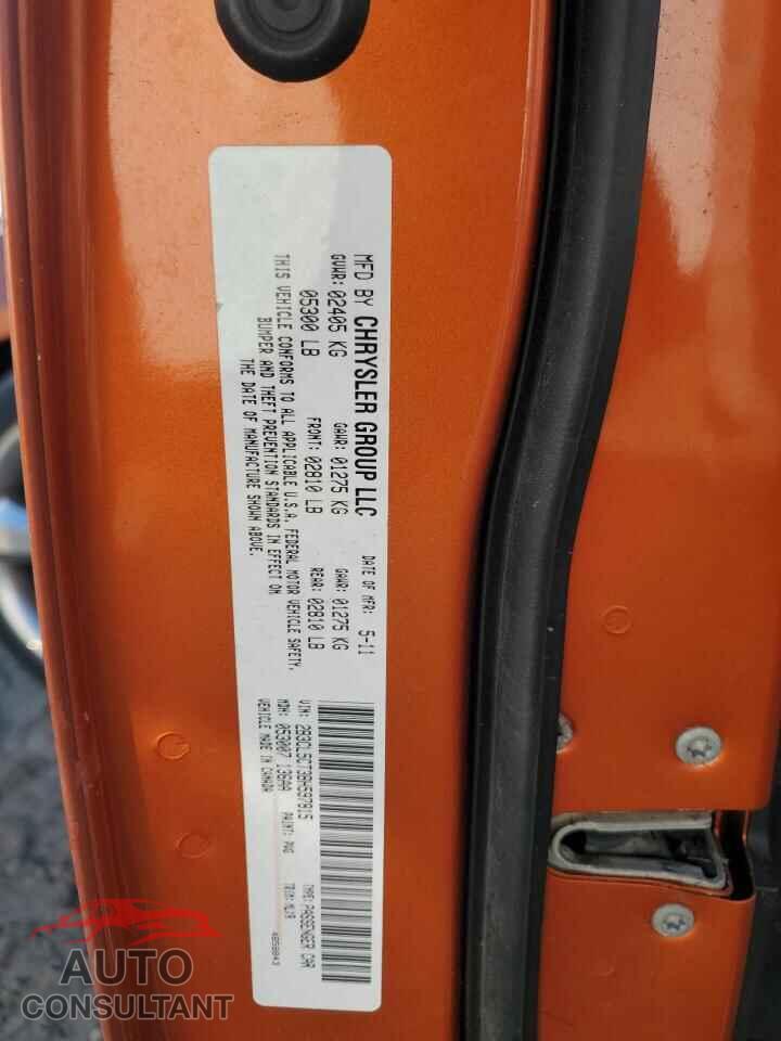 DODGE CHARGER 2011 - 2B3CL5CT3BH597815