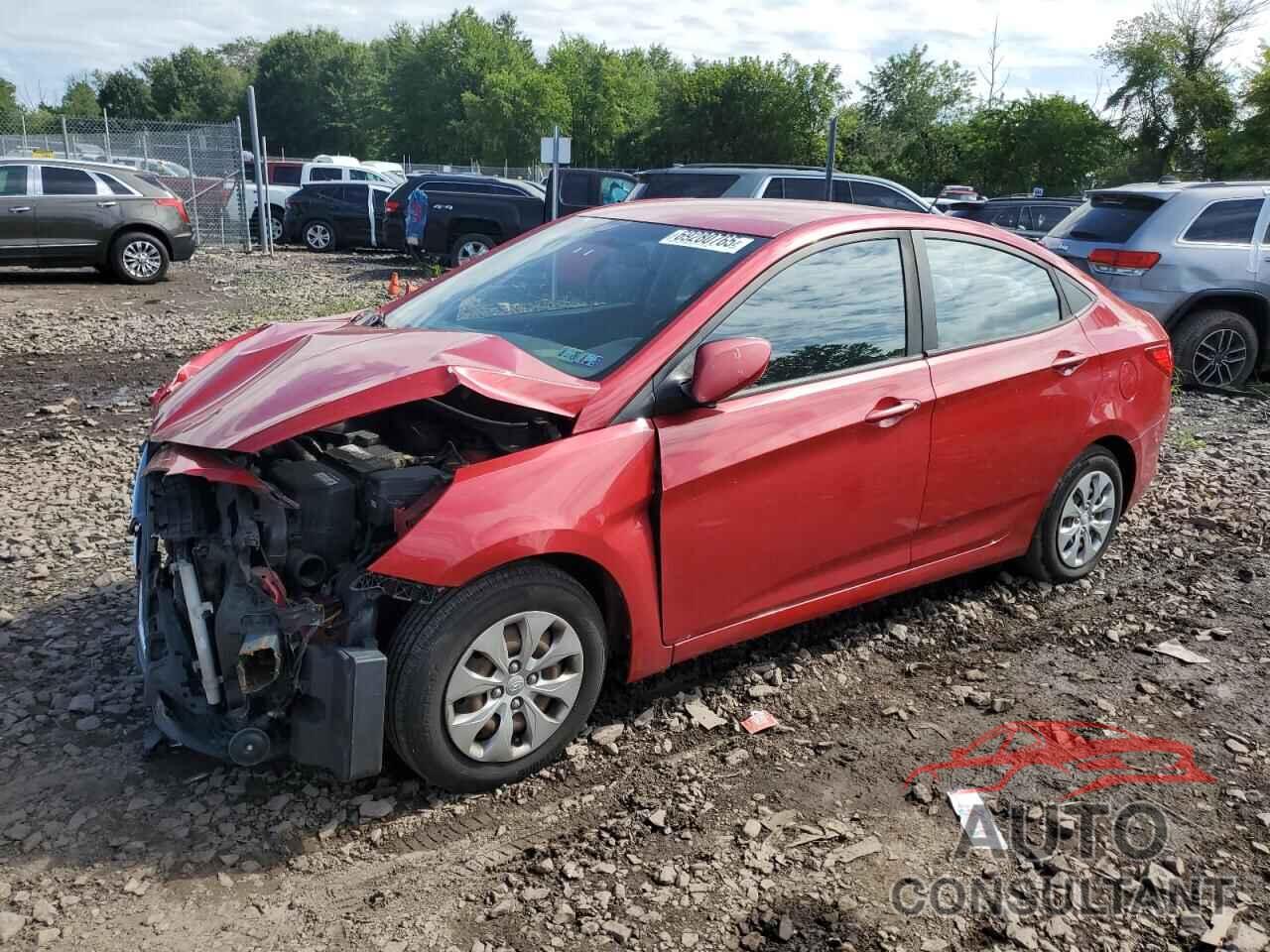 HYUNDAI ACCENT 2016 - KMHCT4AE6GU114945