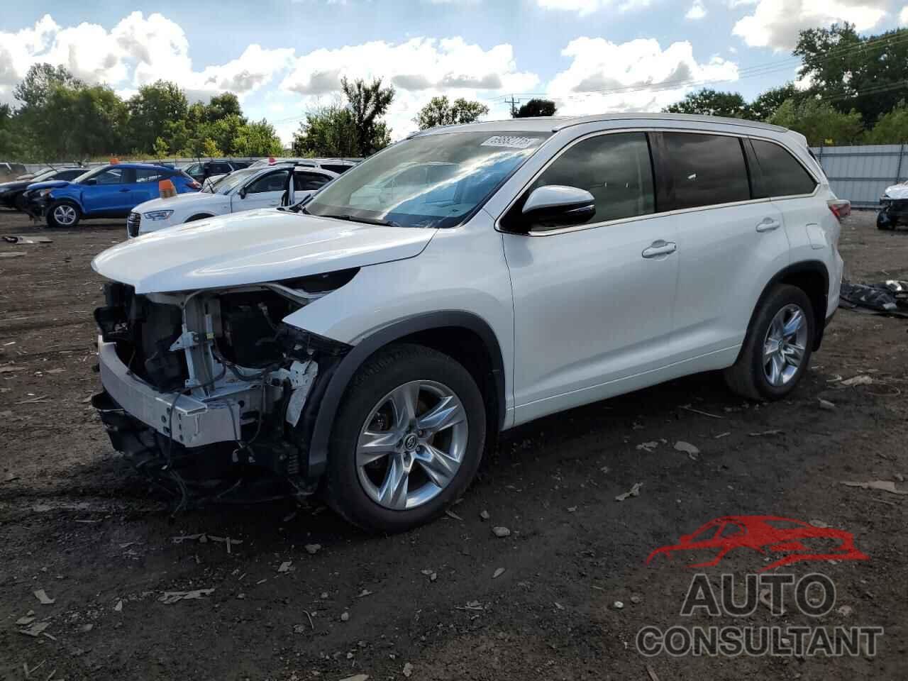 TOYOTA HIGHLANDER 2016 - 5TDDKRFHXGS224851