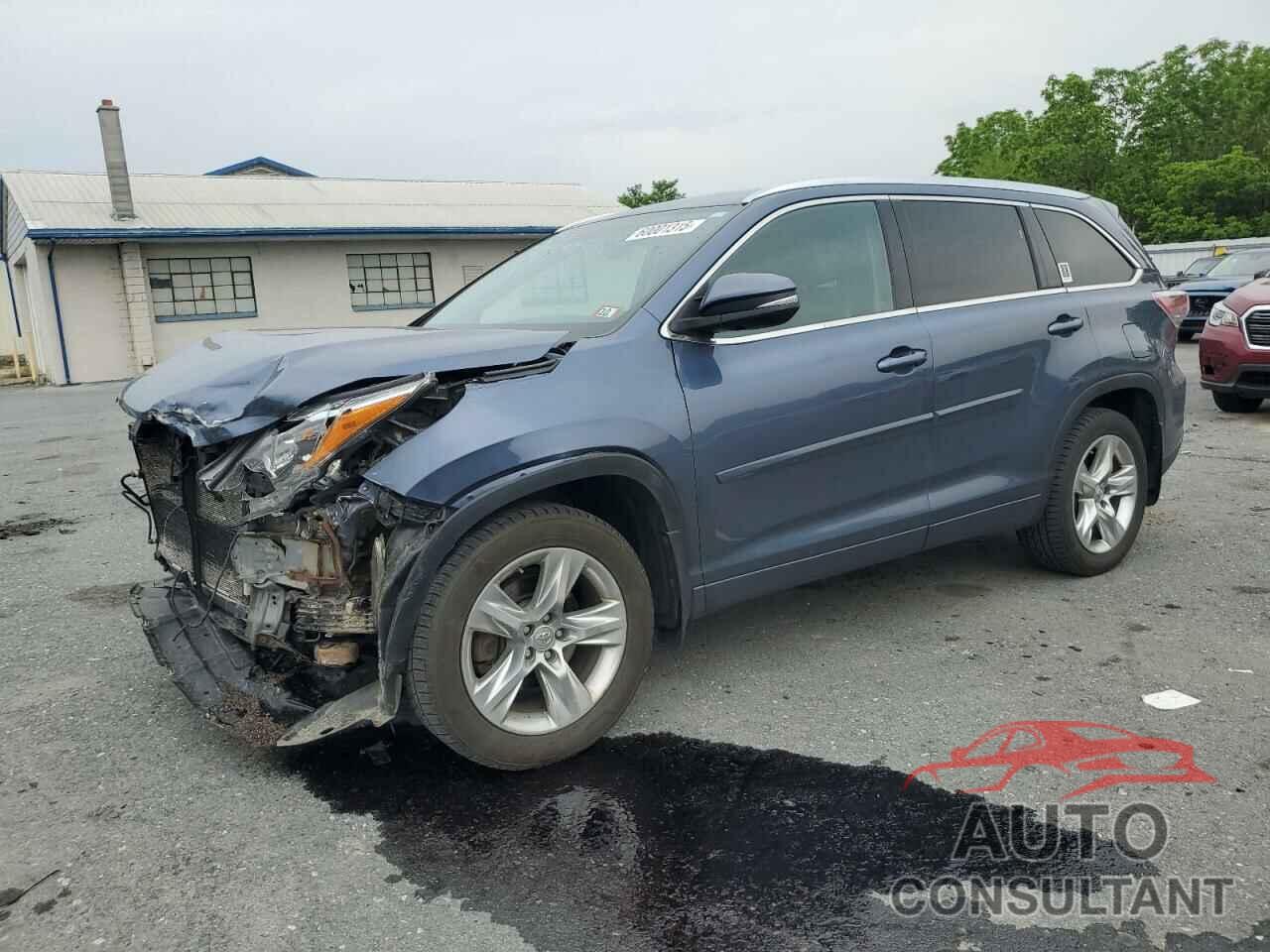TOYOTA HIGHLANDER 2014 - 5TDDKRFH6ES005897