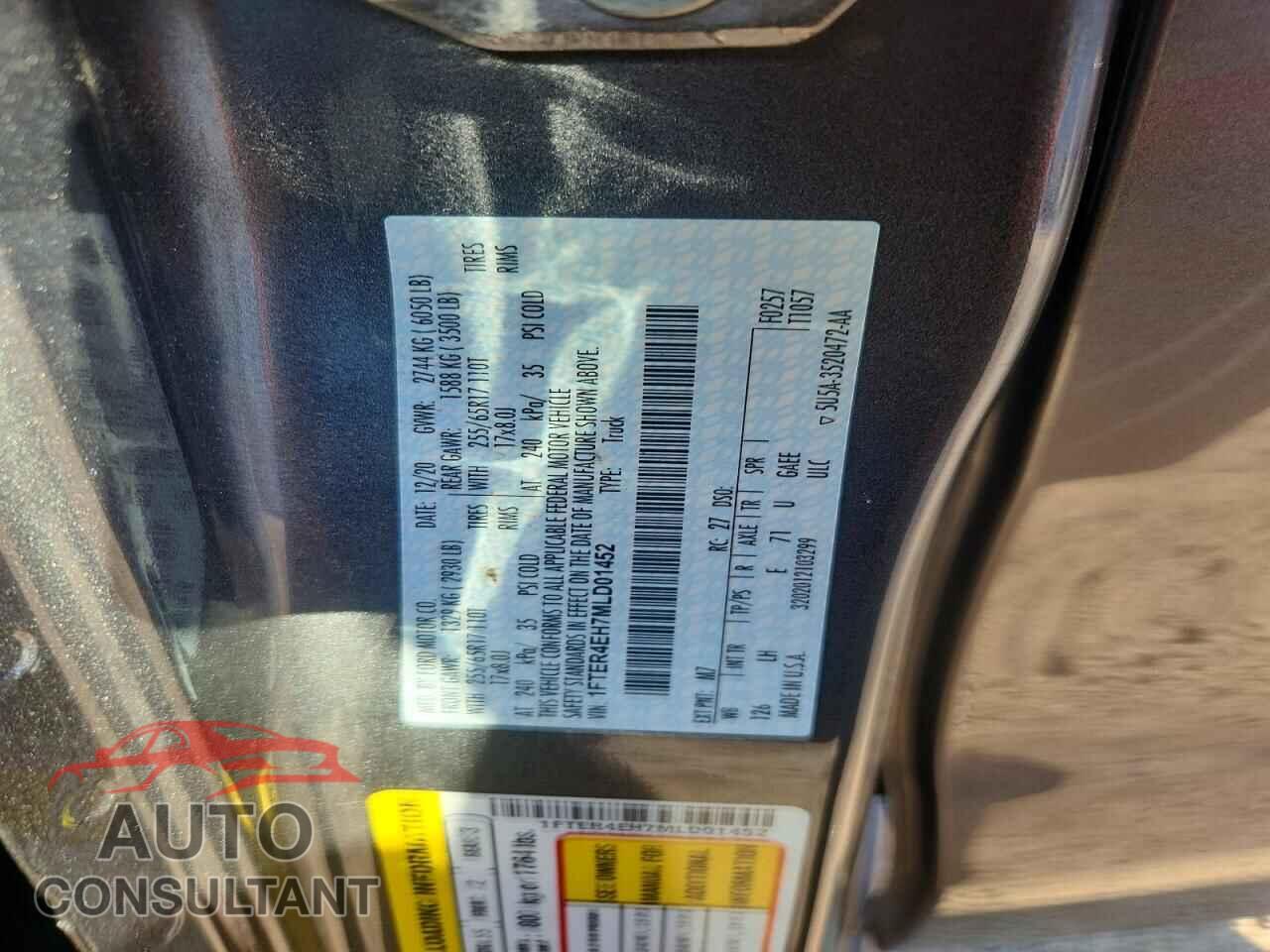 FORD RANGER 2021 - 1FTER4EH7MLD01452