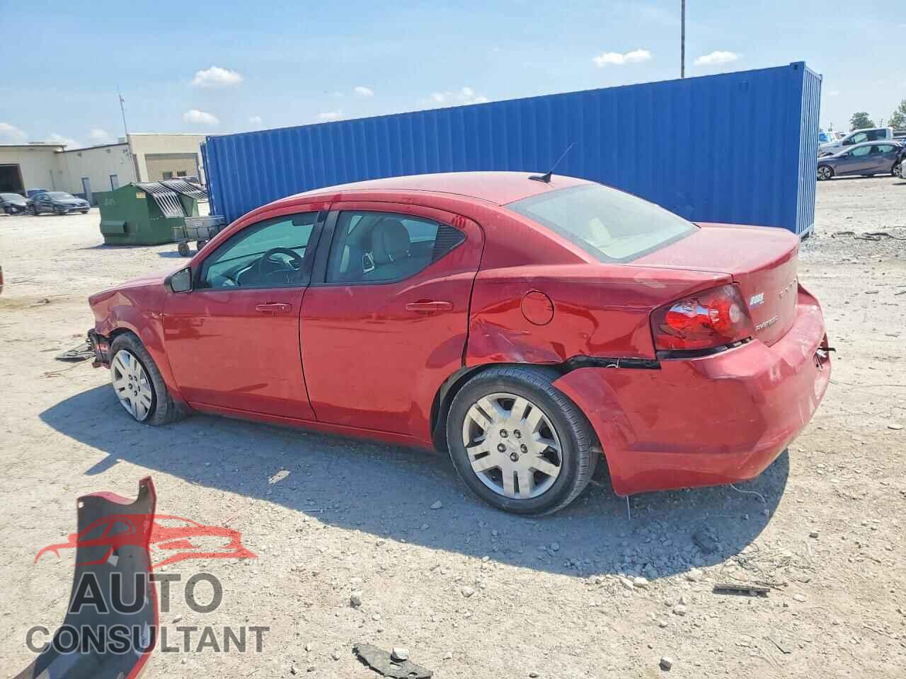 DODGE AVENGER 2012 - 1C3CDZAG0CN322053