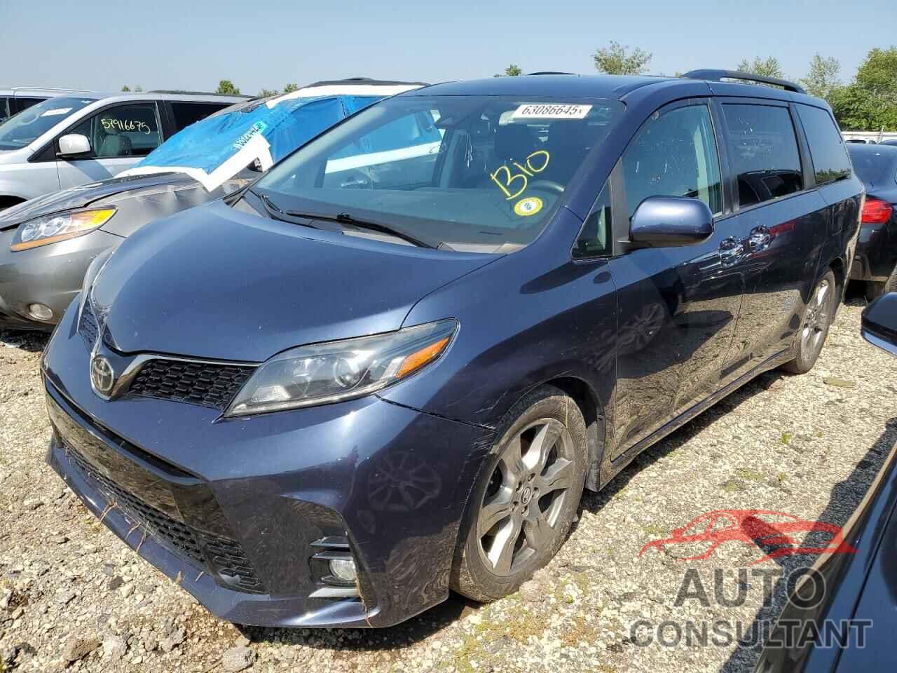 TOYOTA SIENNA 2018 - 5TDXZ3DC4JS951200