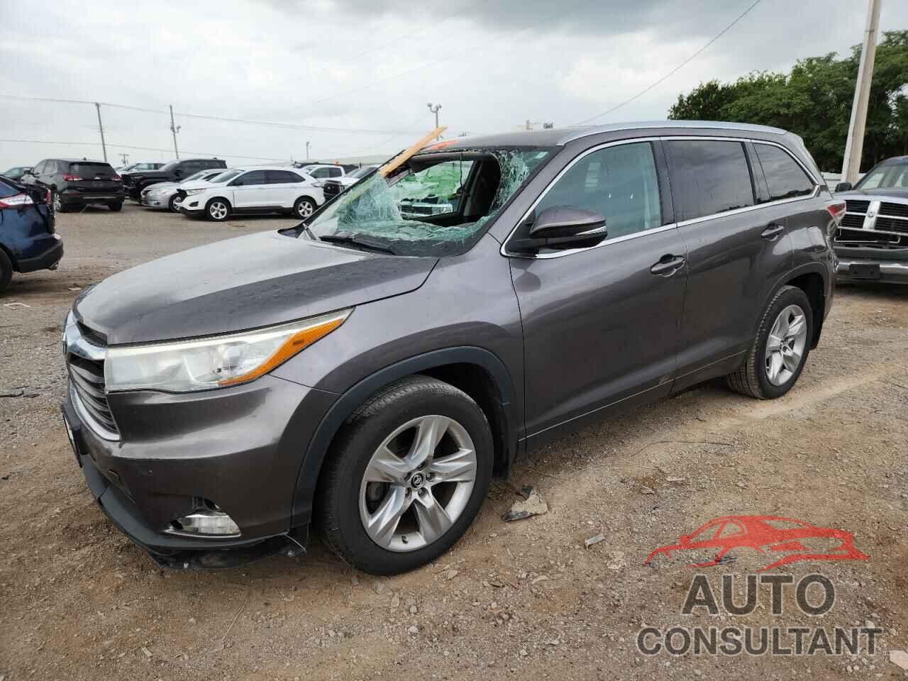 TOYOTA HIGHLANDER 2016 - 5TDDKRFH3GS304430