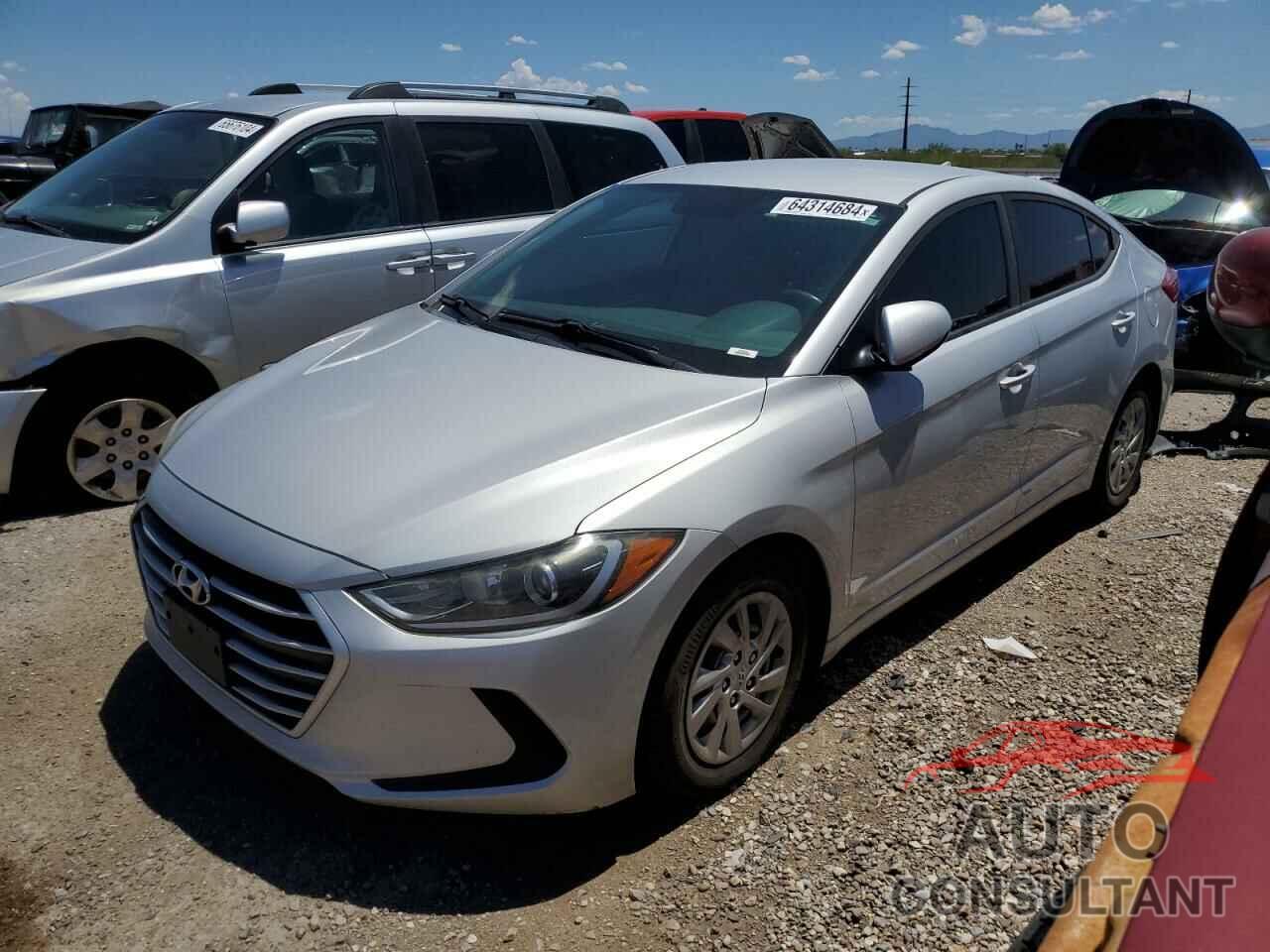 HYUNDAI ELANTRA 2017 - KMHD74LF9HU182933