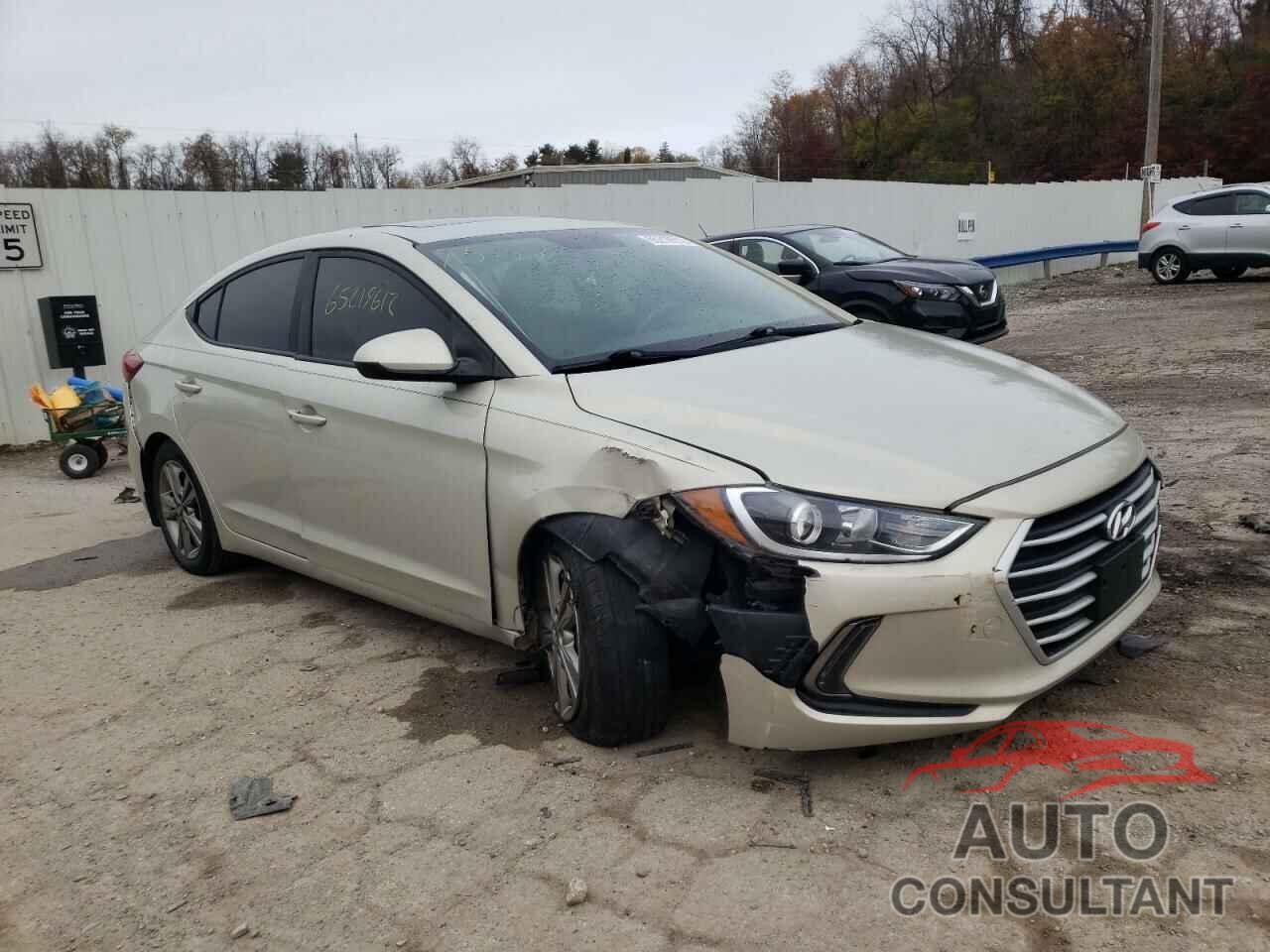 HYUNDAI ELANTRA 2017 - KMHD84LF4HU237527