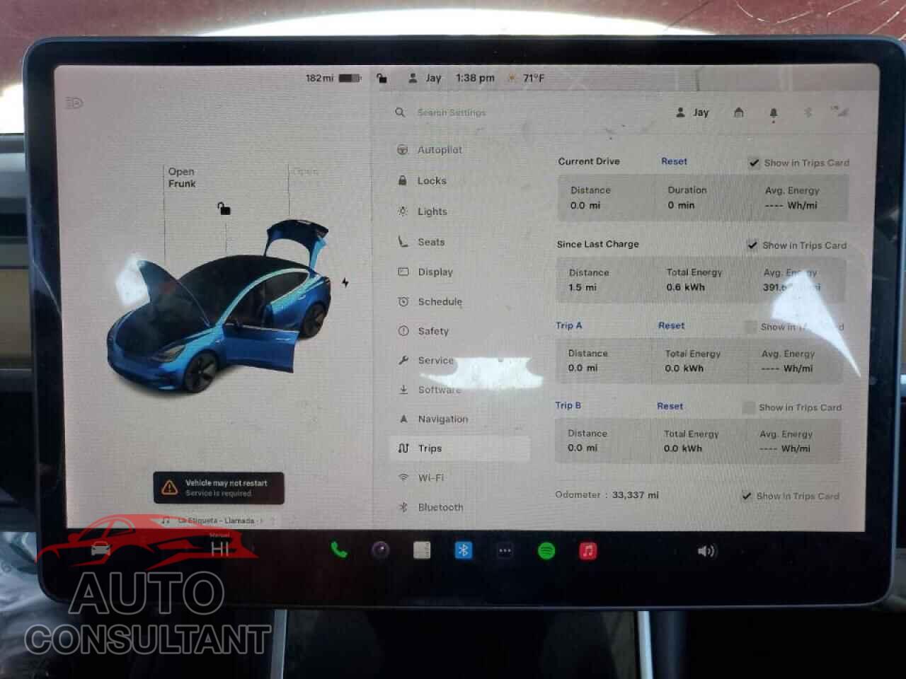 TESLA MODEL 3 2018 - 5YJ3E1EA1JF045537