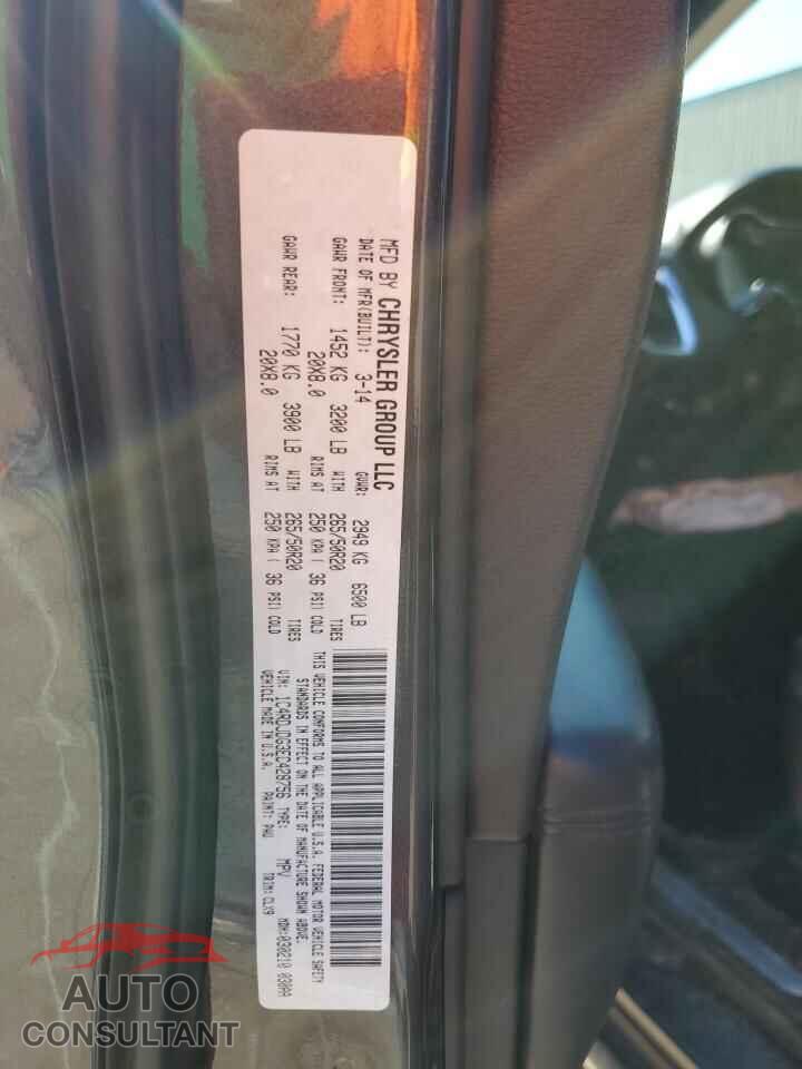 DODGE DURANGO 2014 - 1C4RDJDG3EC428756