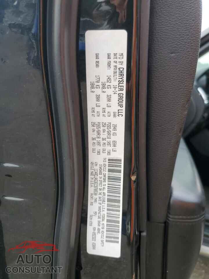 DODGE DURANGO 2014 - 1C4RDJAG3EC978530
