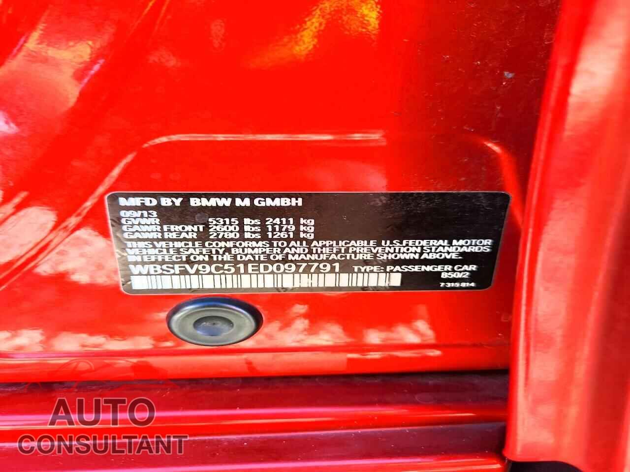 BMW M5 2014 - WBSFV9C51ED097791