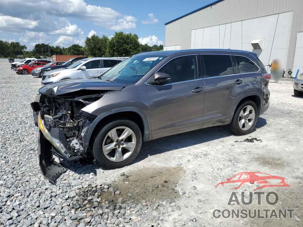 TOYOTA HIGHLANDER 2016 - 5TDYKRFH2GS158085