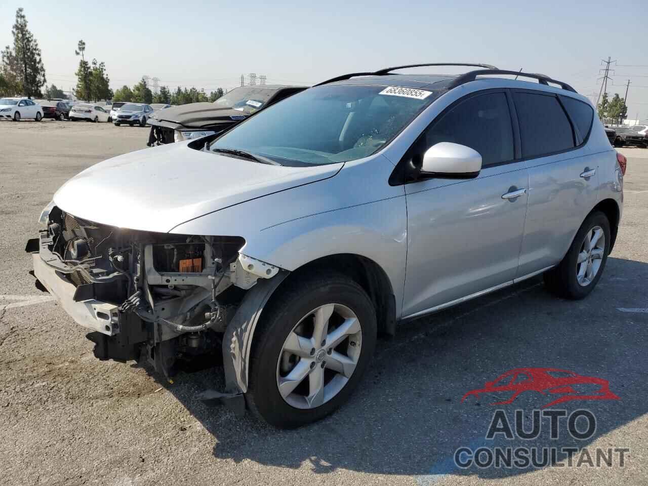NISSAN MURANO 2009 - JN8AZ18U69W019139