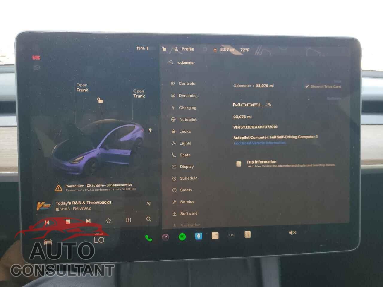 TESLA MODEL 3 2022 - 5YJ3E1EAXNF372010