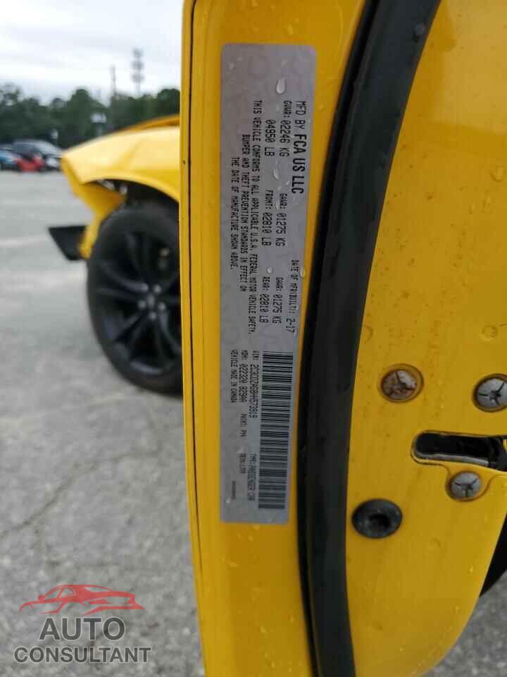DODGE CHALLENGER 2017 - 2C3CDZAG8HH573919