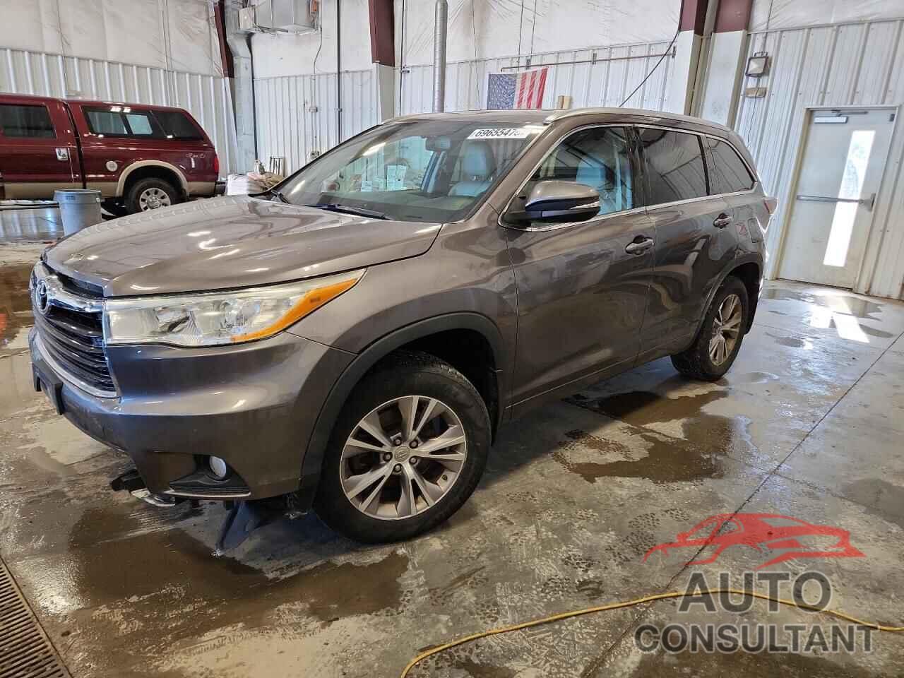 TOYOTA HIGHLANDER 2014 - 5TDJKRFH7ES044713