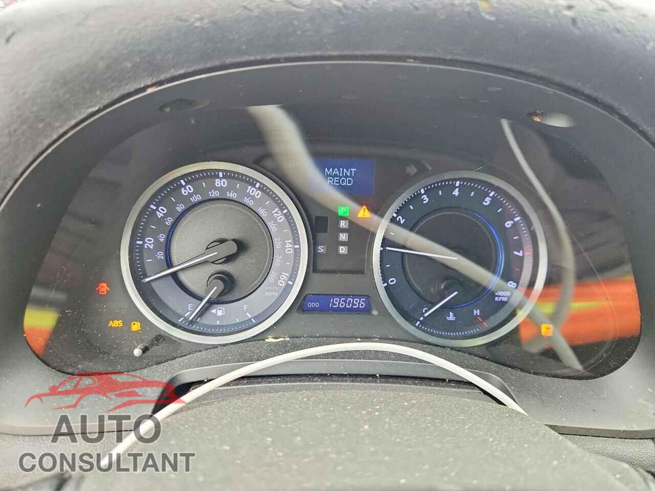 LEXUS IS 2013 - JTHBF5C22D5185323