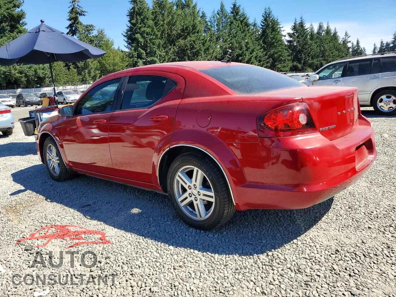 DODGE AVENGER 2012 - 1C3CDZCB5CN266404