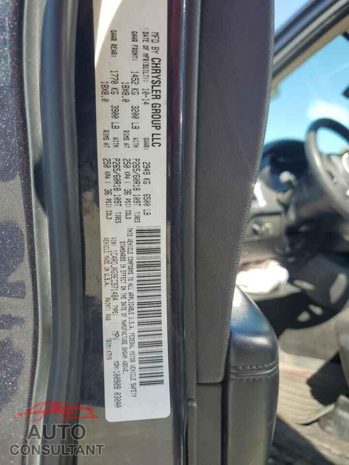 DODGE DURANGO 2014 - 1C4RDJAG9EC971484