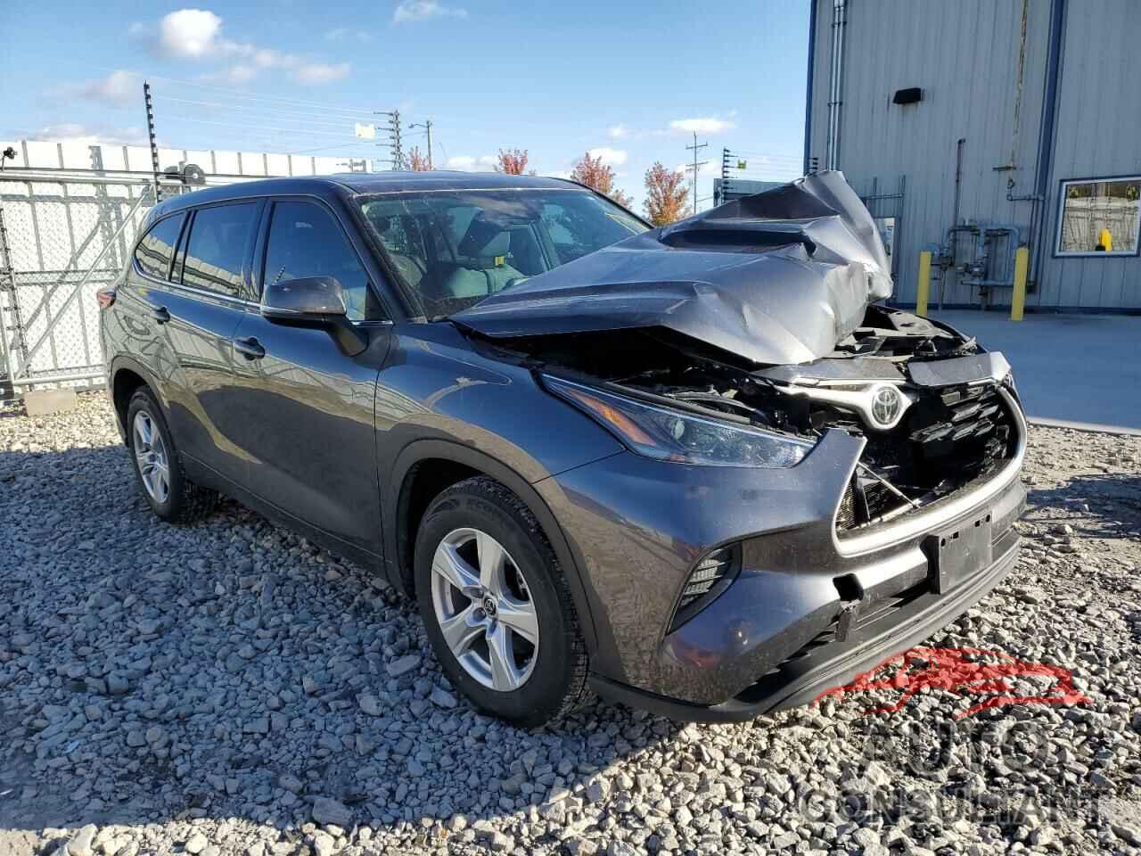 TOYOTA HIGHLANDER 2021 - 5TDCZRAHXMS517272