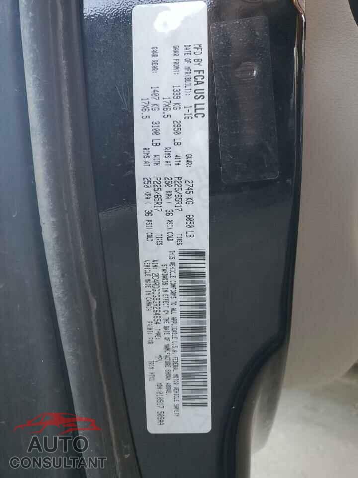 DODGE CARAVAN 2016 - 2C4RDGCG9GR264654