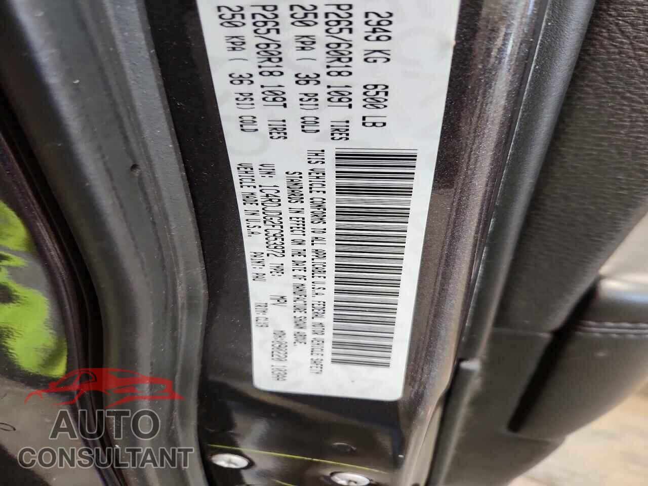 DODGE DURANGO 2015 - 1C4RDJDG2FC953972
