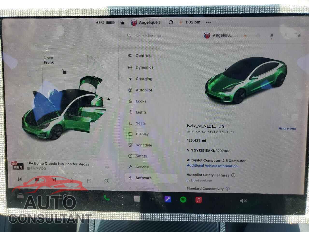 TESLA MODEL 3 2019 - 5YJ3E1EAXKF297983