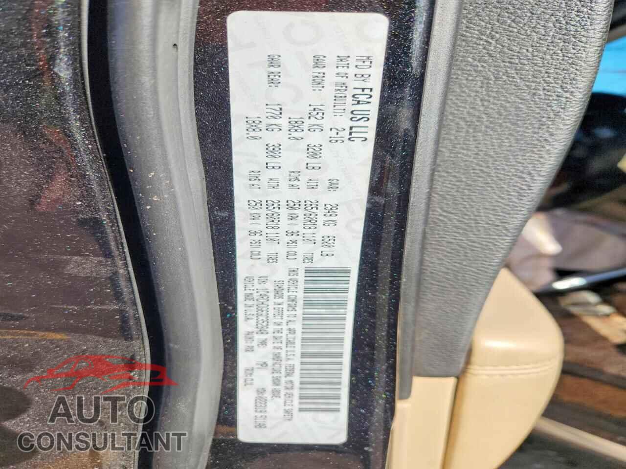 DODGE DURANGO 2016 - 1C4RDHDG6GC352848