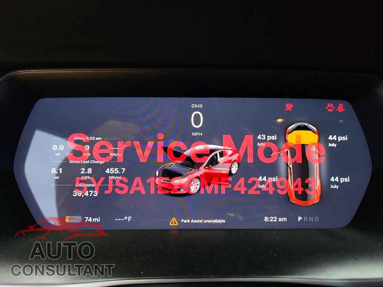 TESLA MODEL S 2021 - 5YJSA1E26MF424943