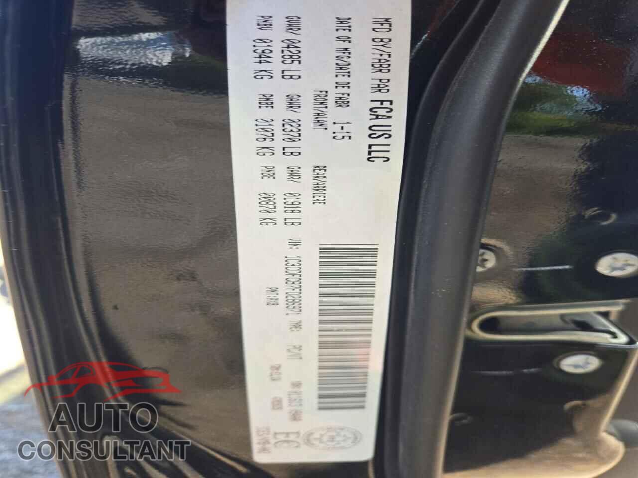 DODGE DART 2015 - 1C3CDFCB7FD286971