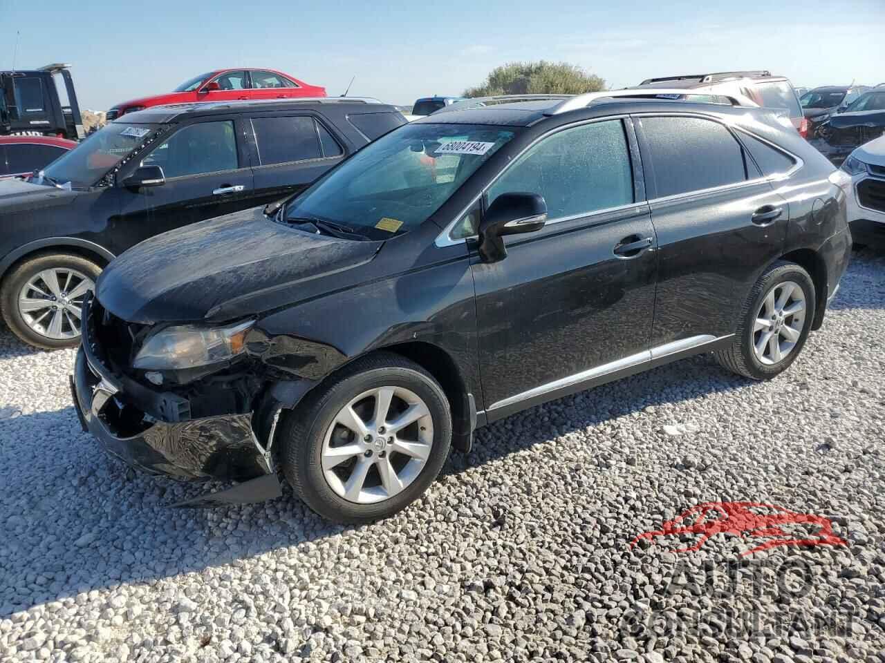 LEXUS RX350 2012 - 2T2ZK1BAXCC078742