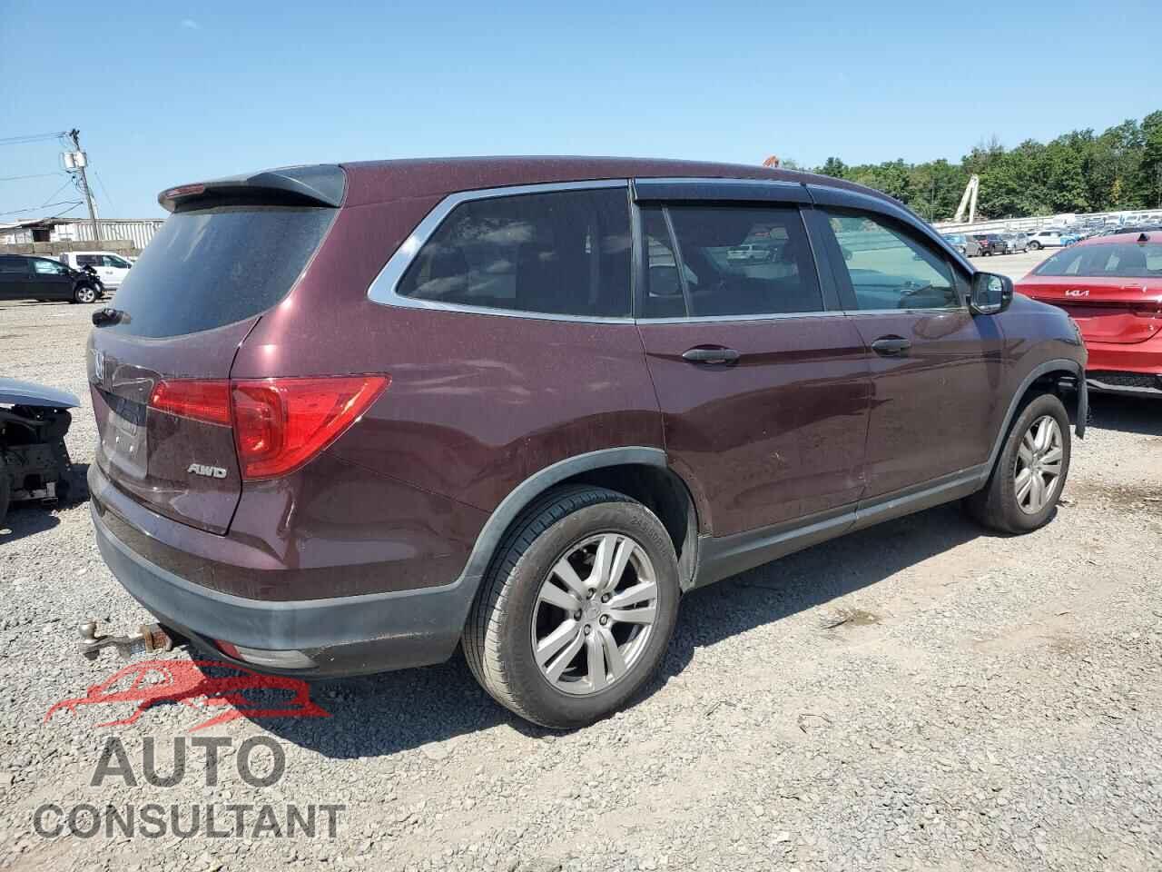 HONDA PILOT 2016 - 5FNYF6H17GB020081