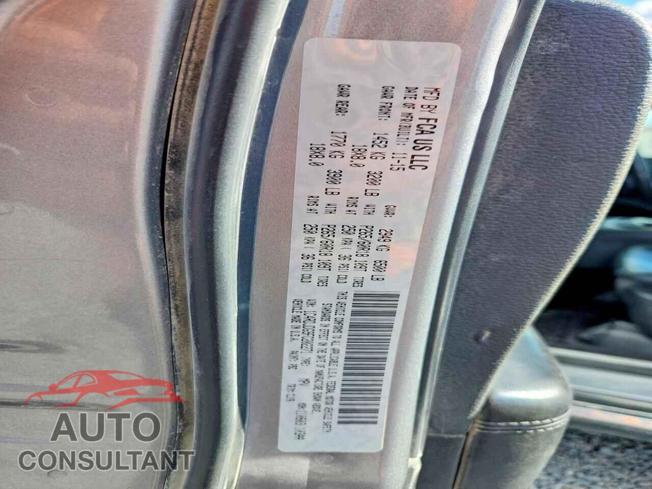 DODGE DURANGO 2015 - 1C4RDJDG9FC202271