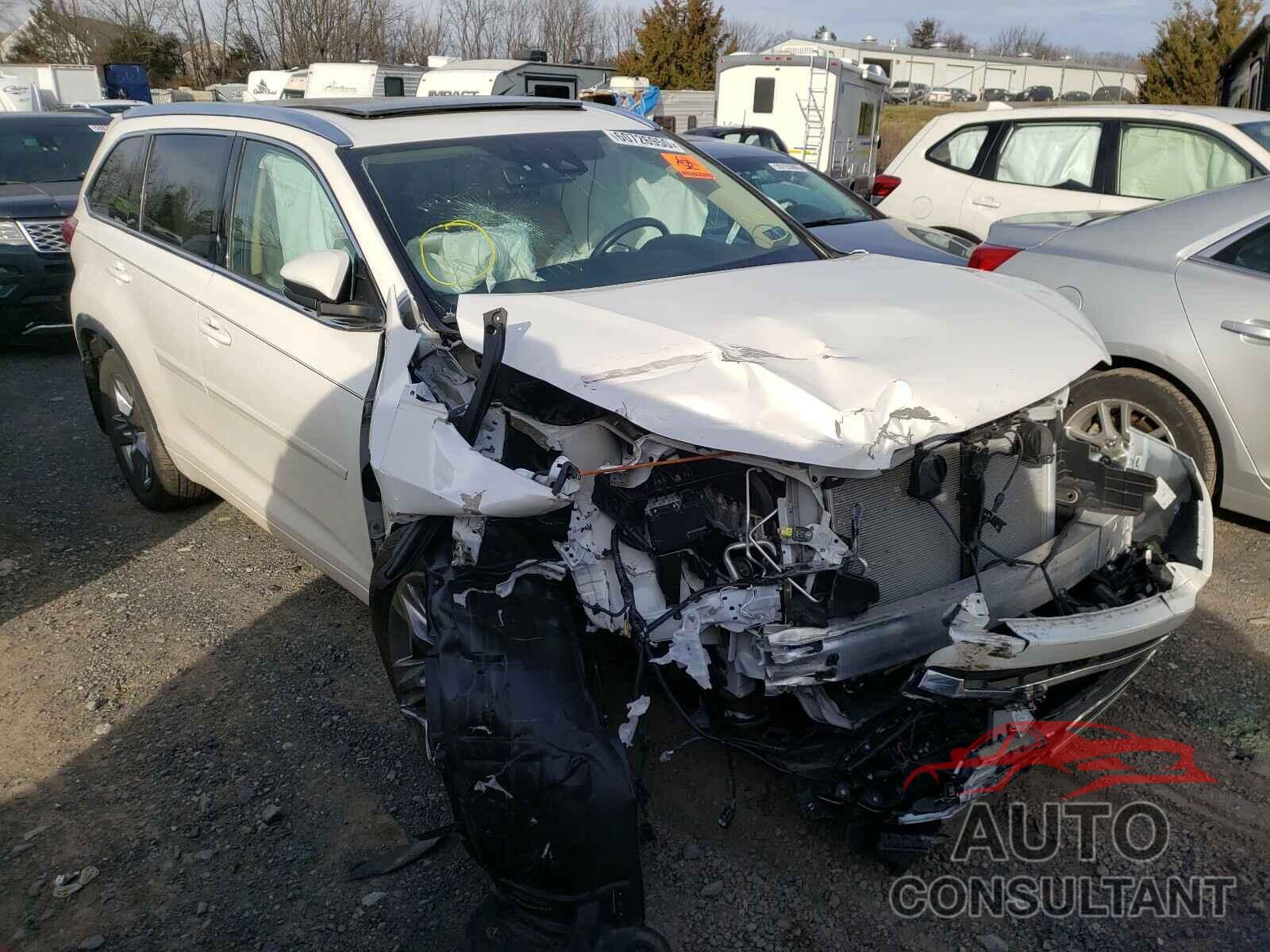 TOYOTA HIGHLANDER 2019 - 5TDDZRFHXKS700472